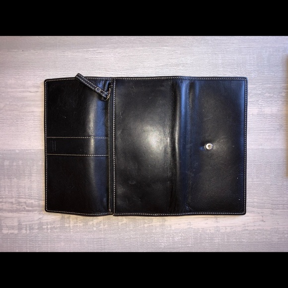 Coach leather trifold wallet - Picture 3 of 6